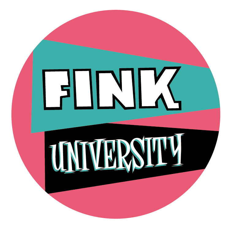 Fink University Sticker