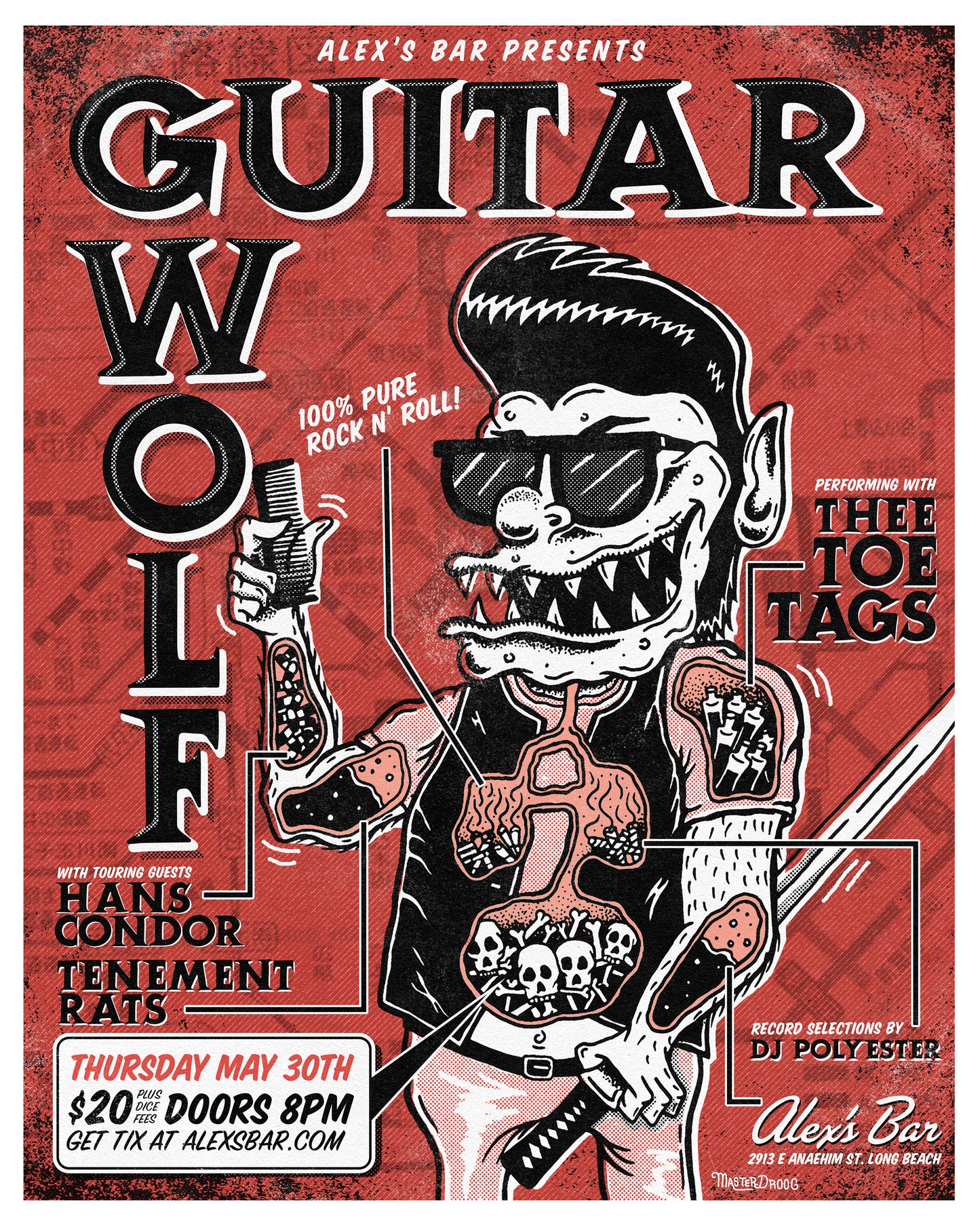 Guitar Wolf Poster