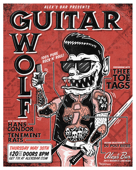Guitar Wolf Poster